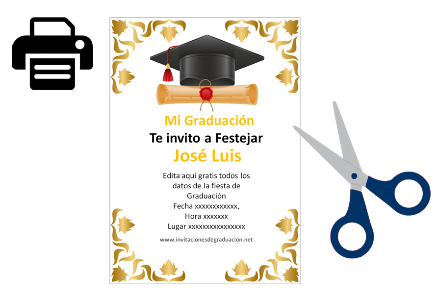 Cómo hacer invitaciones para Graduación